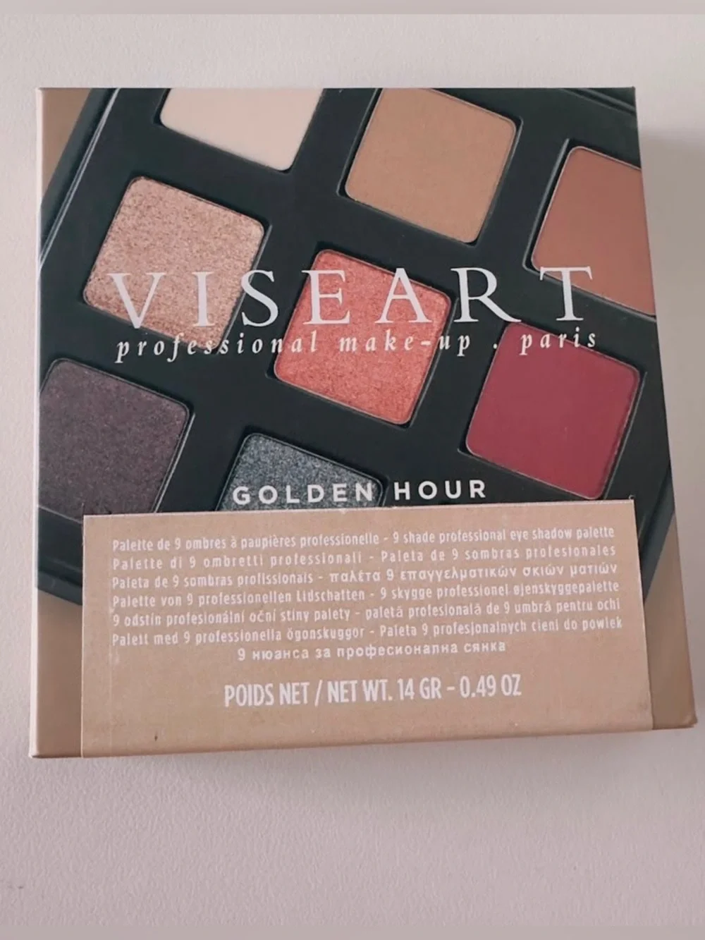 New Viseart Golden Hour Eyeshadow Palette